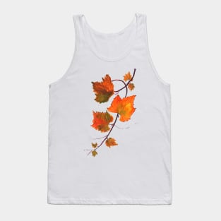 orange grapevine watercolor Tank Top